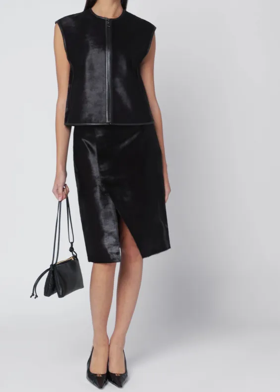 Skirt In Pony-Effect Leather