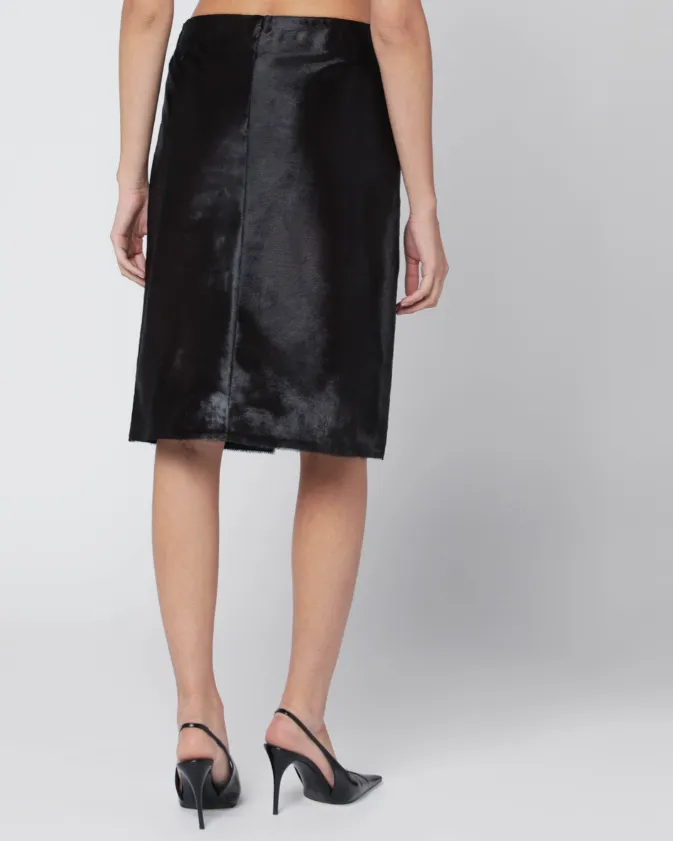 Skirt In Pony-Effect Leather