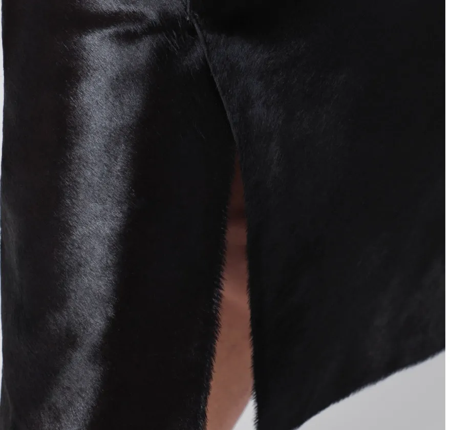 Skirt In Pony-Effect Leather