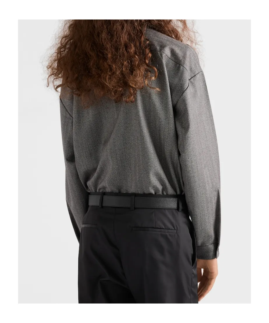 Prada Zip-Up Shirt