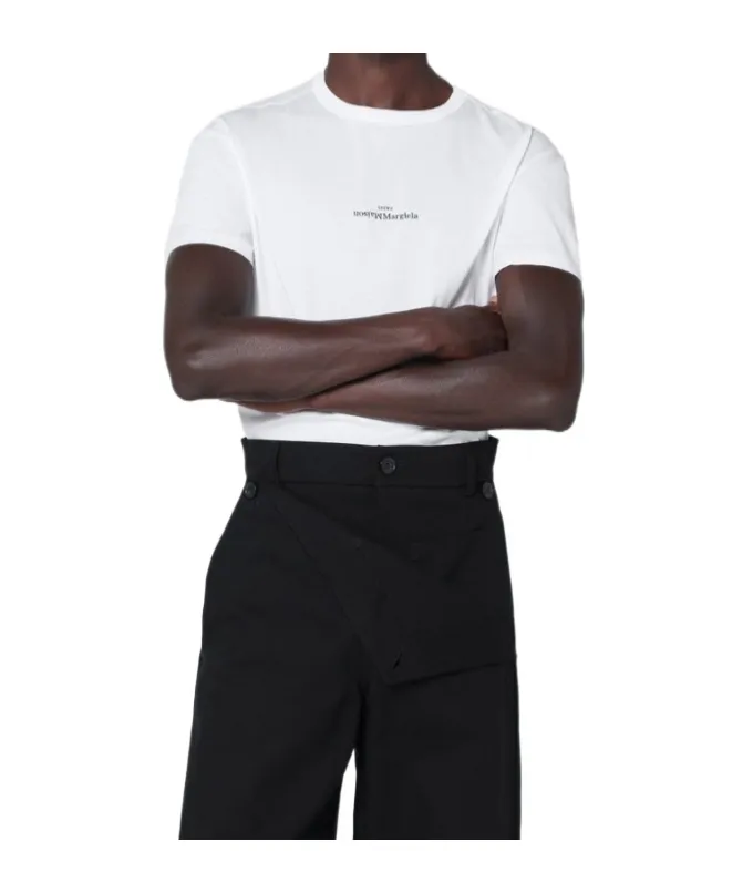 Maison Margiela Distorted Logo Crewneck T-Shirt