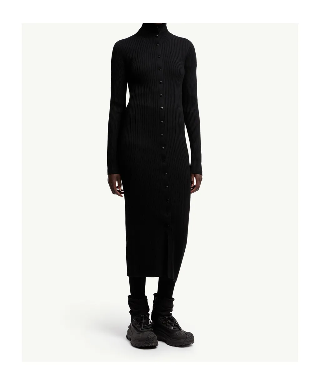 Moncler X Ee72 By Edward Enninful Wool Turtleneck Dress