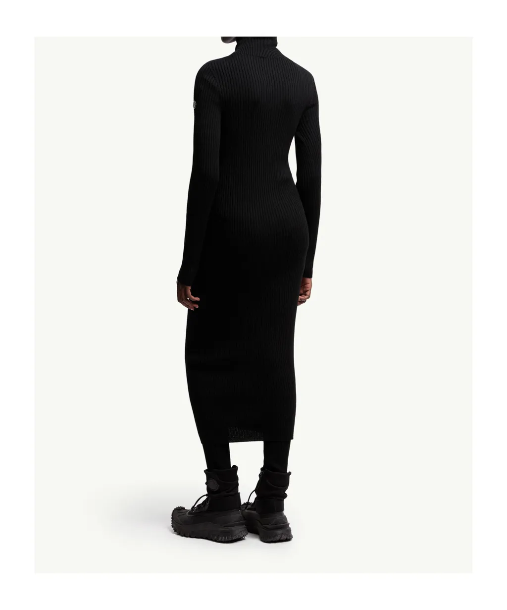 Moncler X Ee72 By Edward Enninful Wool Turtleneck Dress
