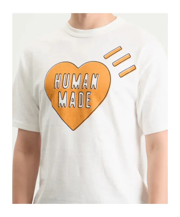 Heart-Logo Cotton T-Shirt