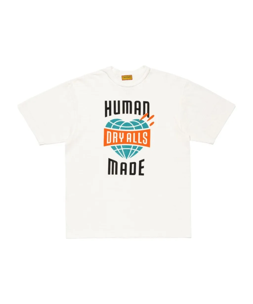 Heart-Globe Graphic T-Shirt