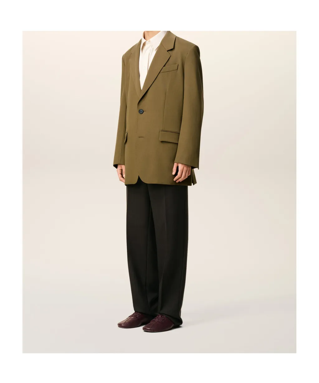 Wool Long-Sleeved Blazer