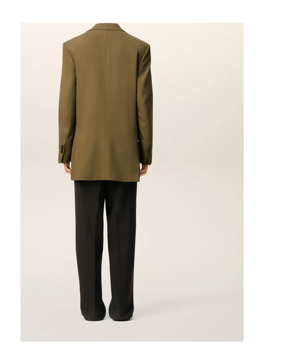 Wool Long-Sleeved Blazer