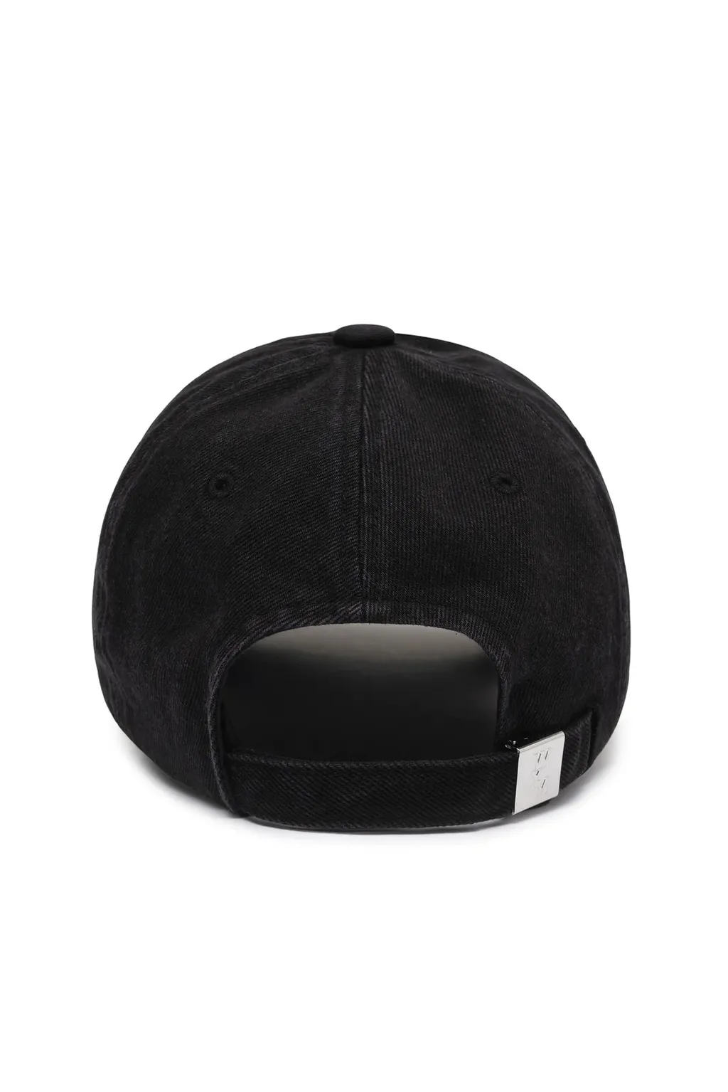 Dyed Denim Ball Baseball Cap