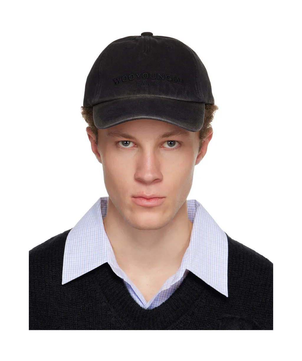 Dyed Denim Ball Baseball Cap