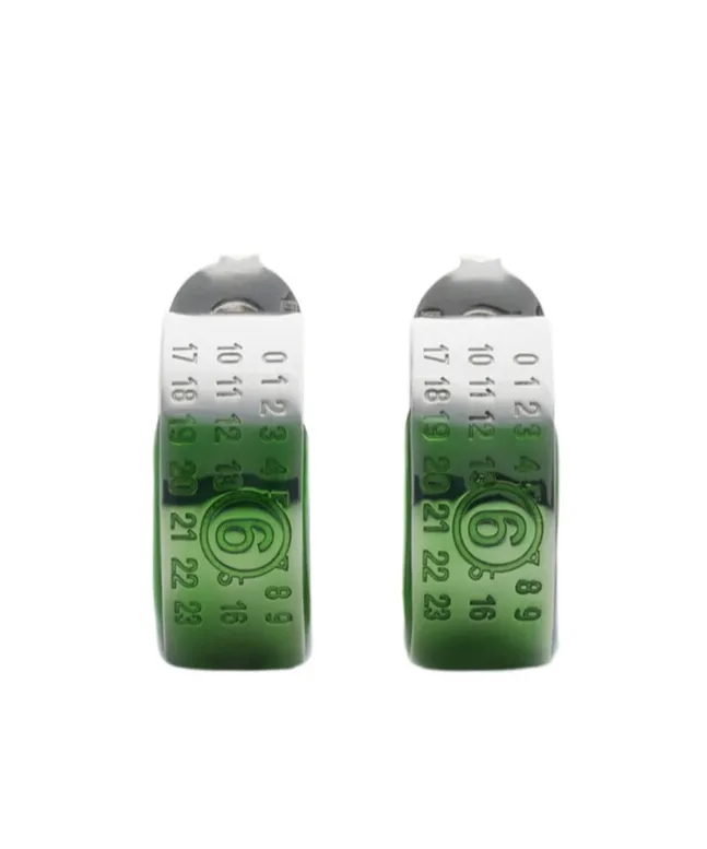 Numeric-Engraved Signature Earrings