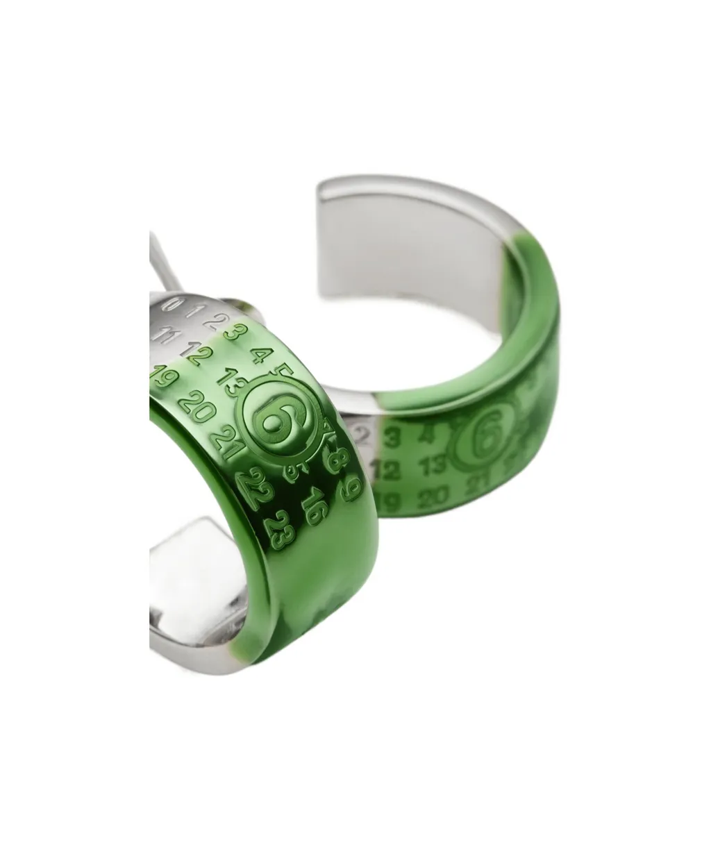 Numeric-Engraved Signature Earrings