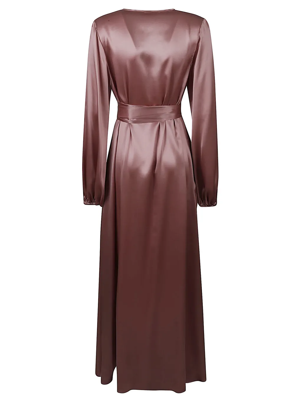 Eleventy Long Sleeve Wrap Dress