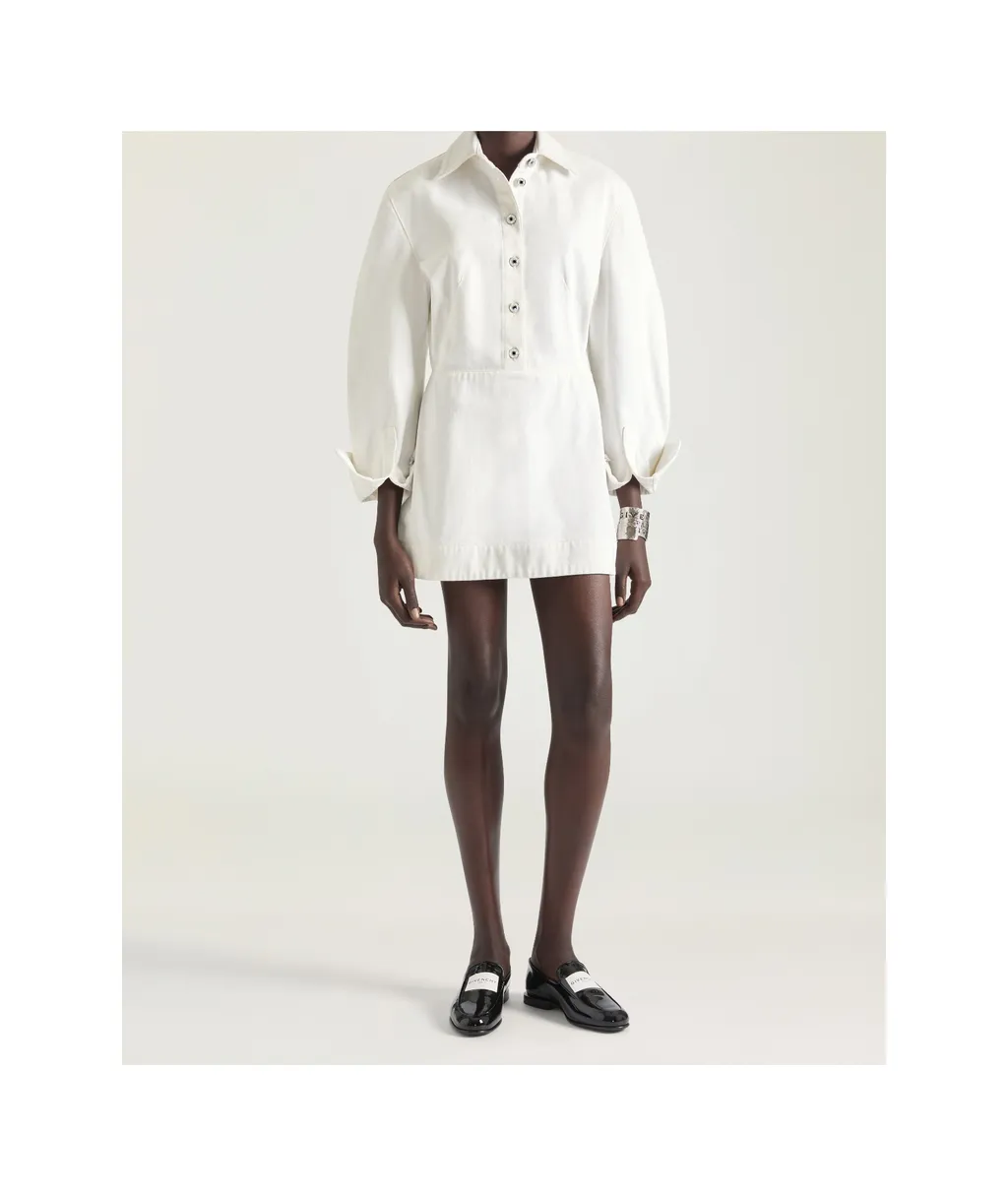 Givenchy Cocoon Denim Mini Dress