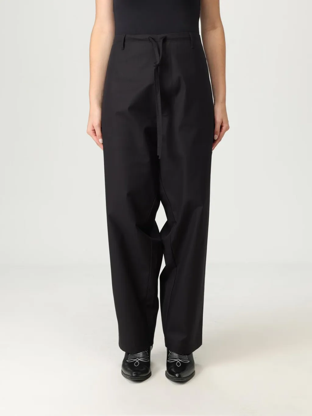 High-Waisted Casual Pants