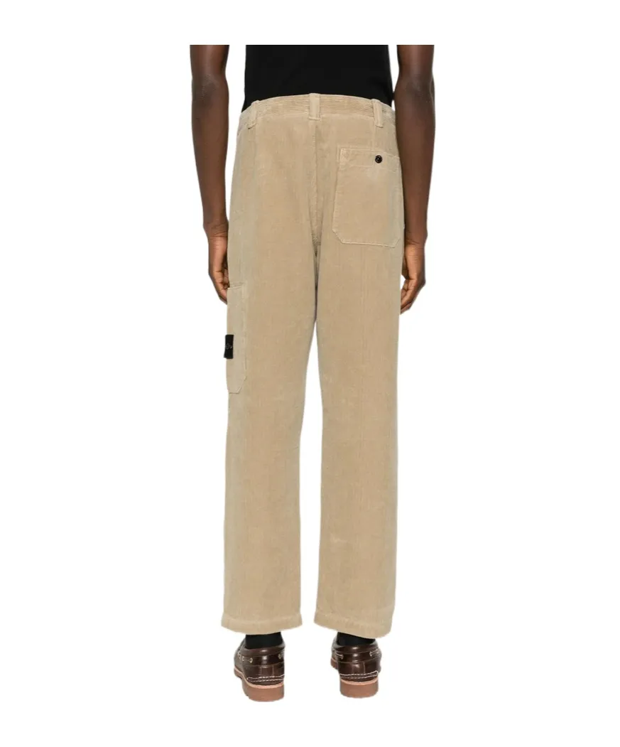 Corduroy Straight-Leg Trousers