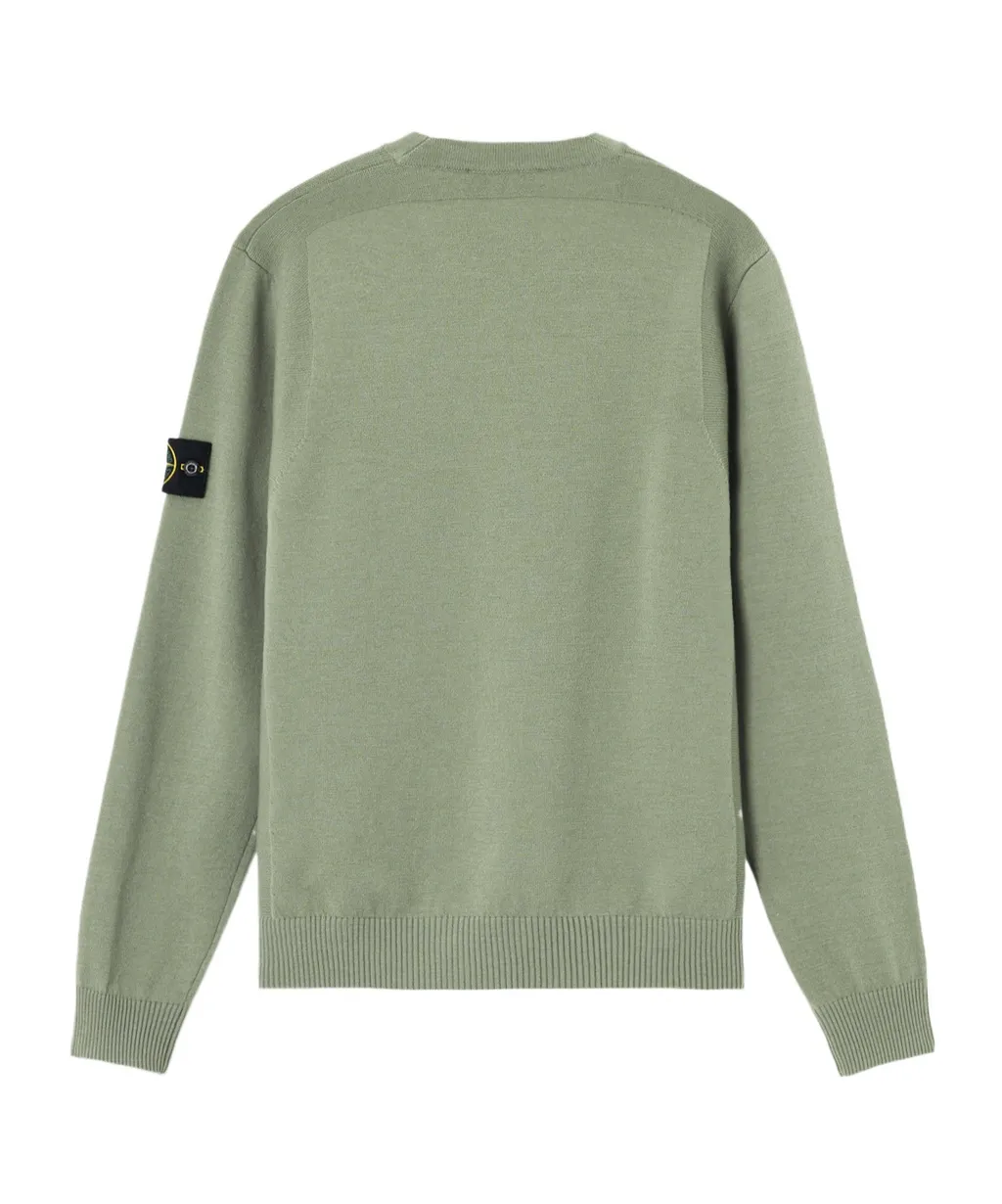 Crewneck Jumper With Reverse Stitch Details
