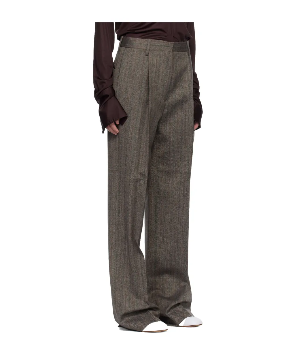 Dries Van Noten Trousers Grey