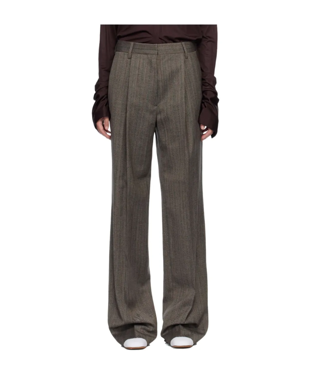 Dries Van Noten Trousers Grey