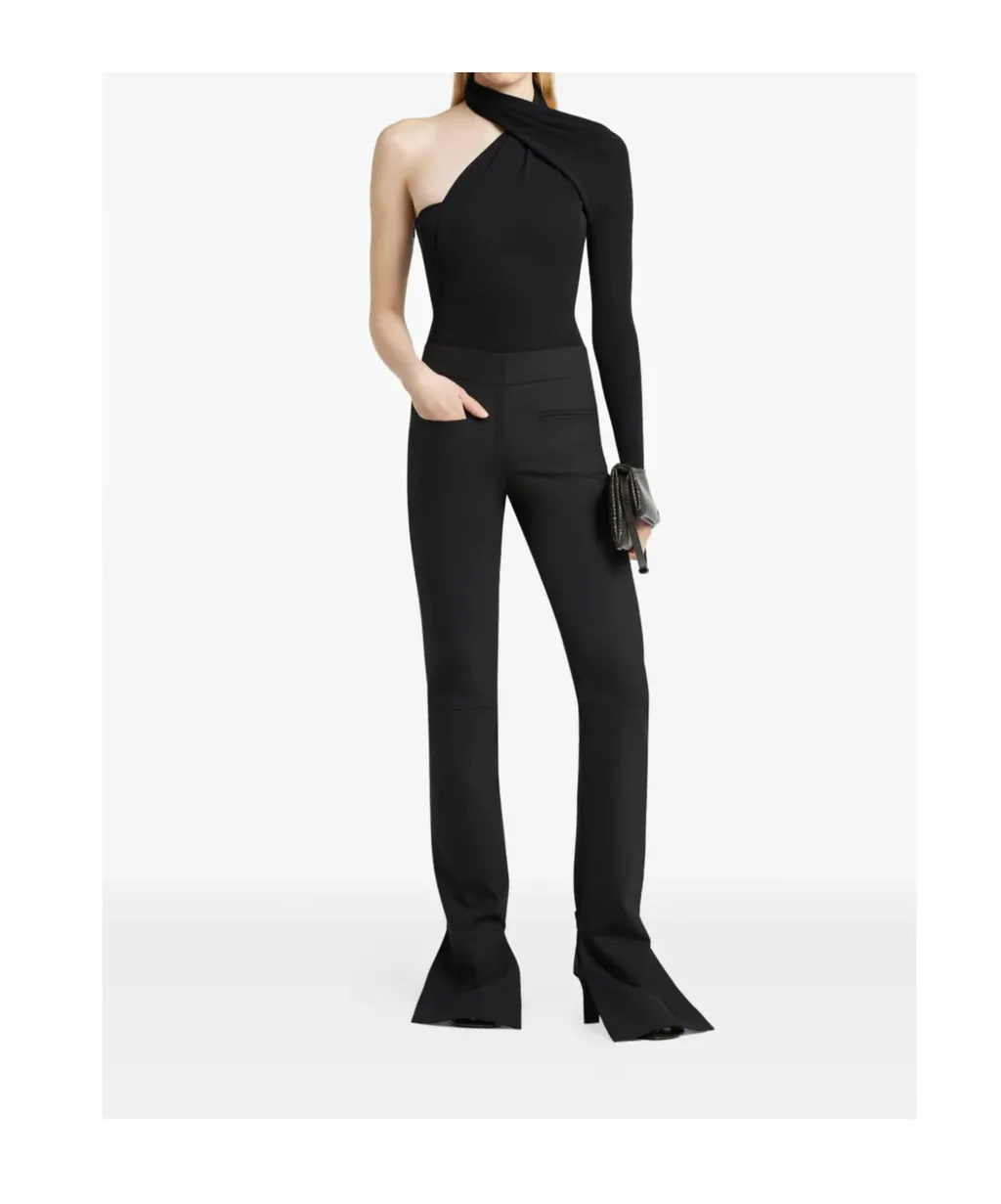 One-Shoulder Twisted Bodysuit