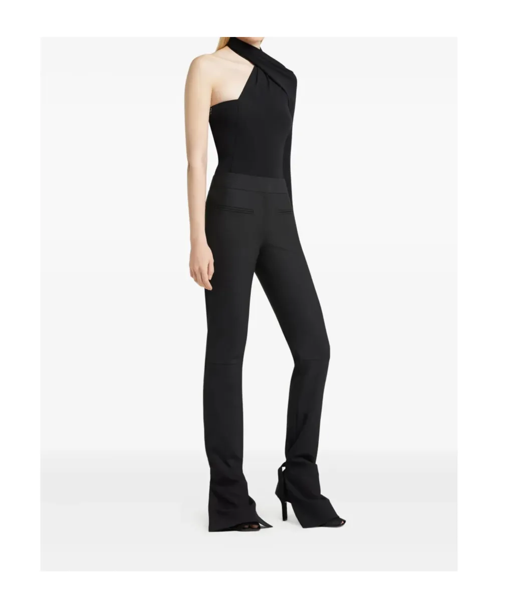 One-Shoulder Twisted Bodysuit