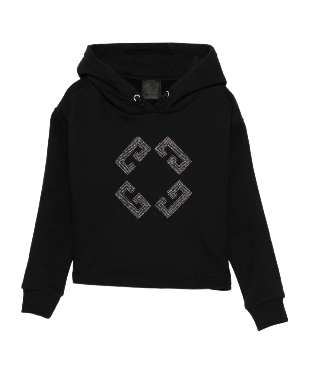4G Rhinestone-Embellished Hoodie