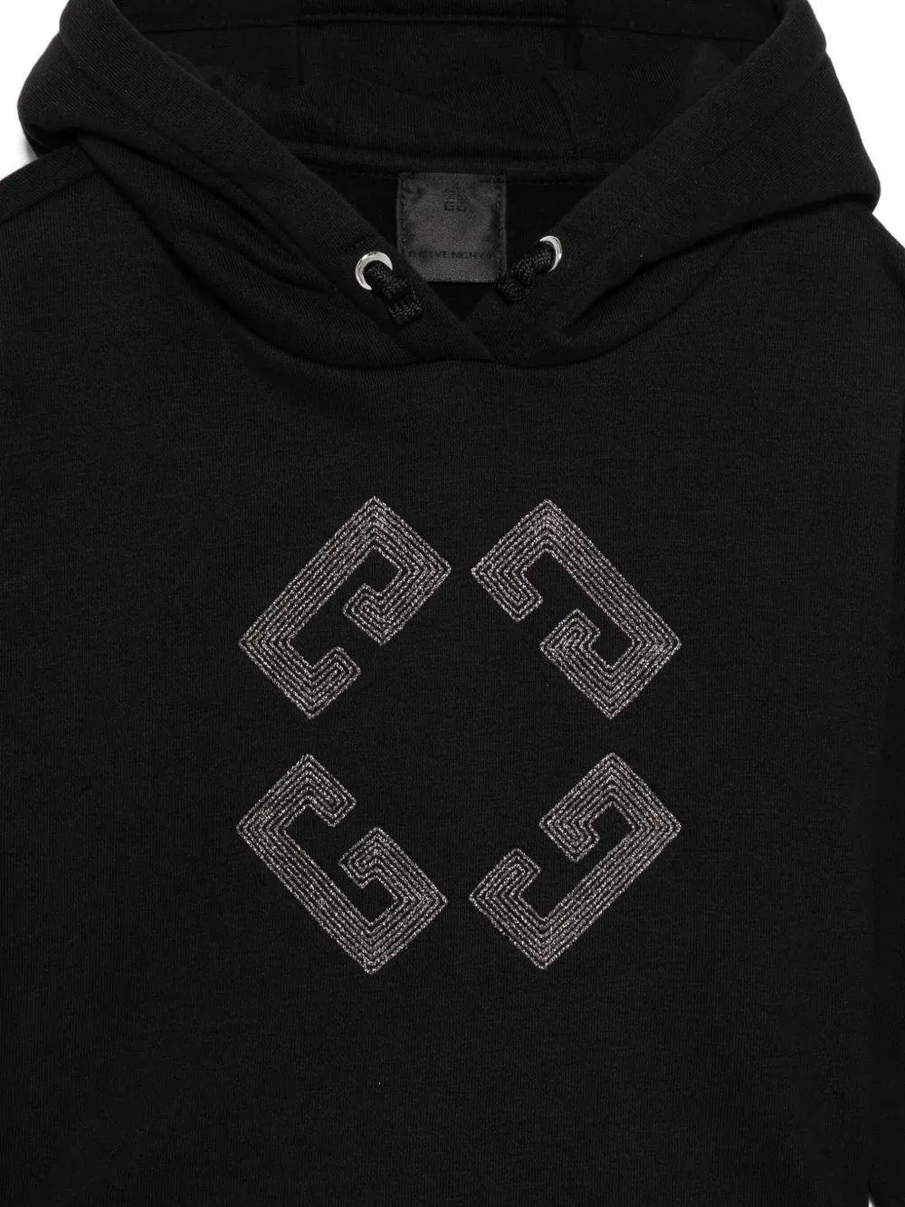 4G Rhinestone-Embellished Hoodie