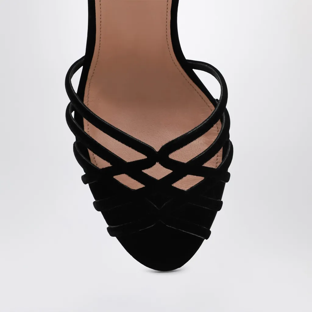 105Mm Wild Dream Velvet Sandals