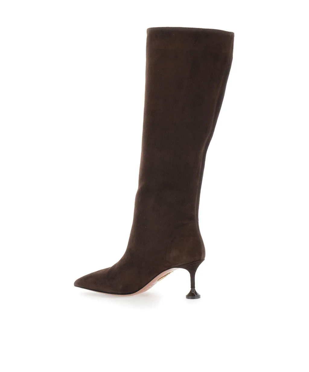Aquazzura Pointed Toe Heeled Boots