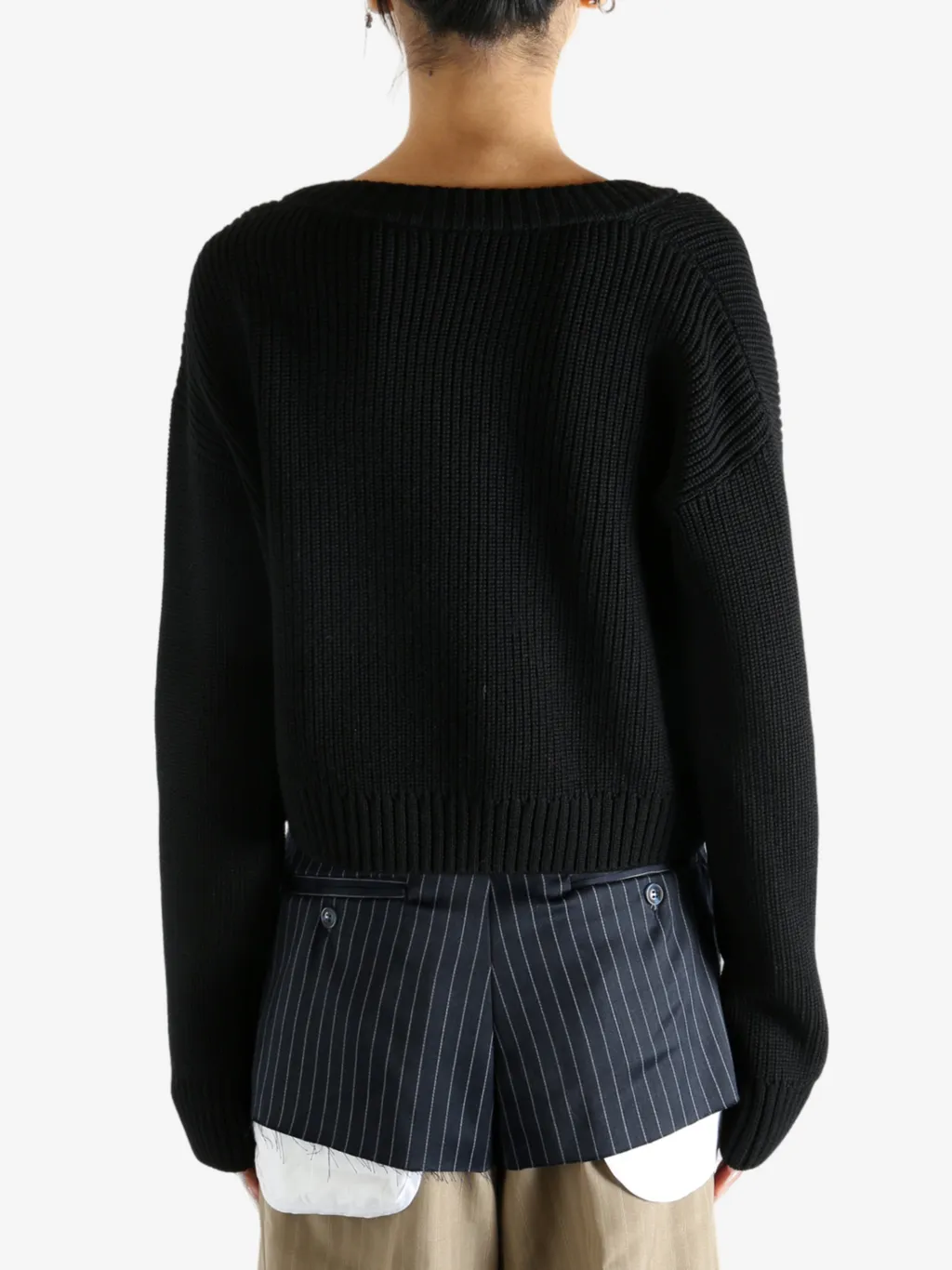 Vetements Mini V-Neck Cardigan
