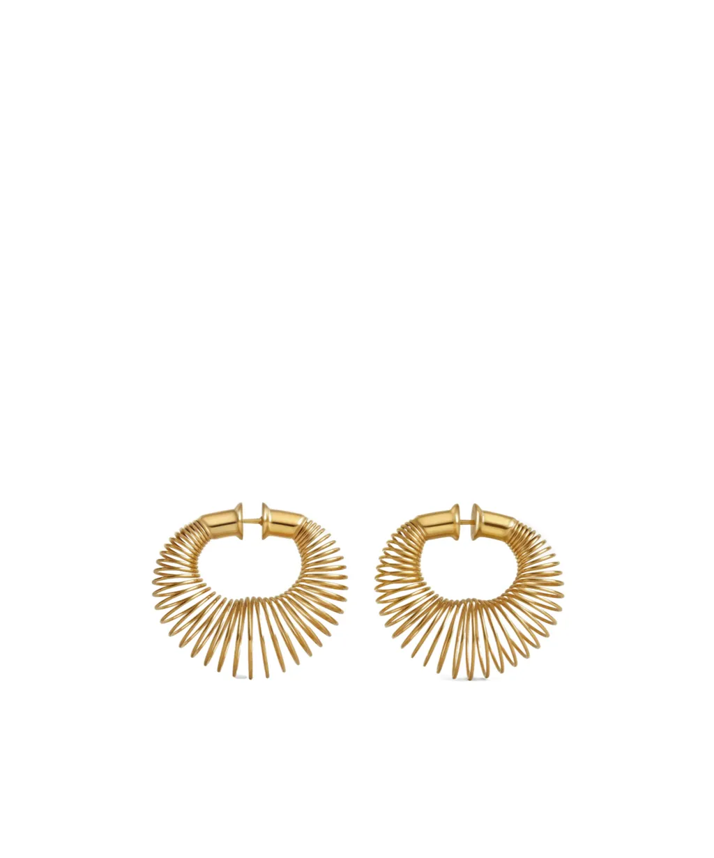 Spiral Hoop Earrings