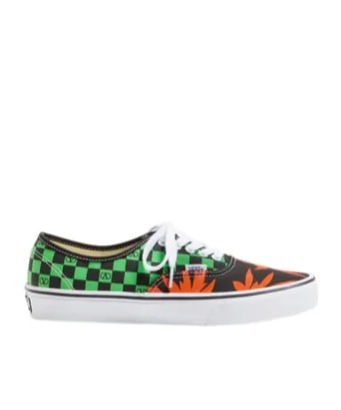 Valentino X Vans Vlogo Checkerboard Lace-Up Sneakers