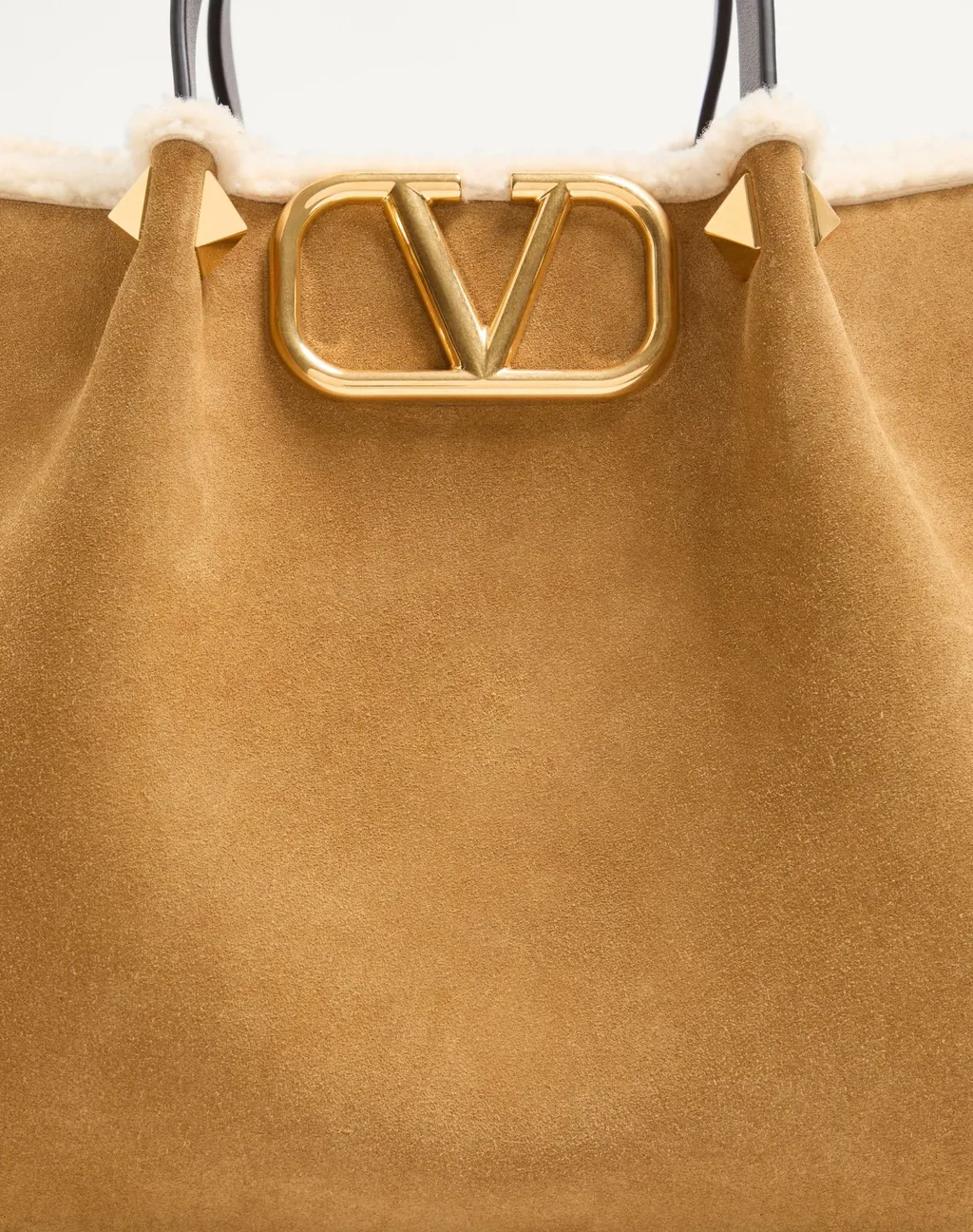 Valentino Garavani Rockstud Vlogo Signature Medium Tote Bag