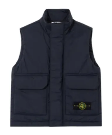 Stone Island Junior Logo Patch Down Vest