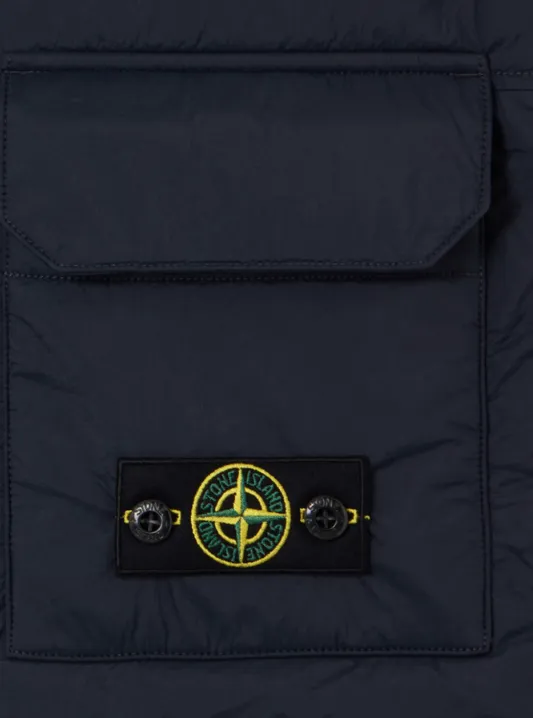 Stone Island Junior Logo Patch Down Vest