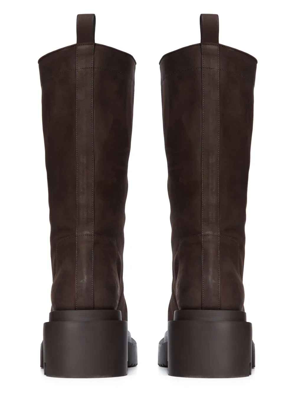 60Mm Platform Leather Boots