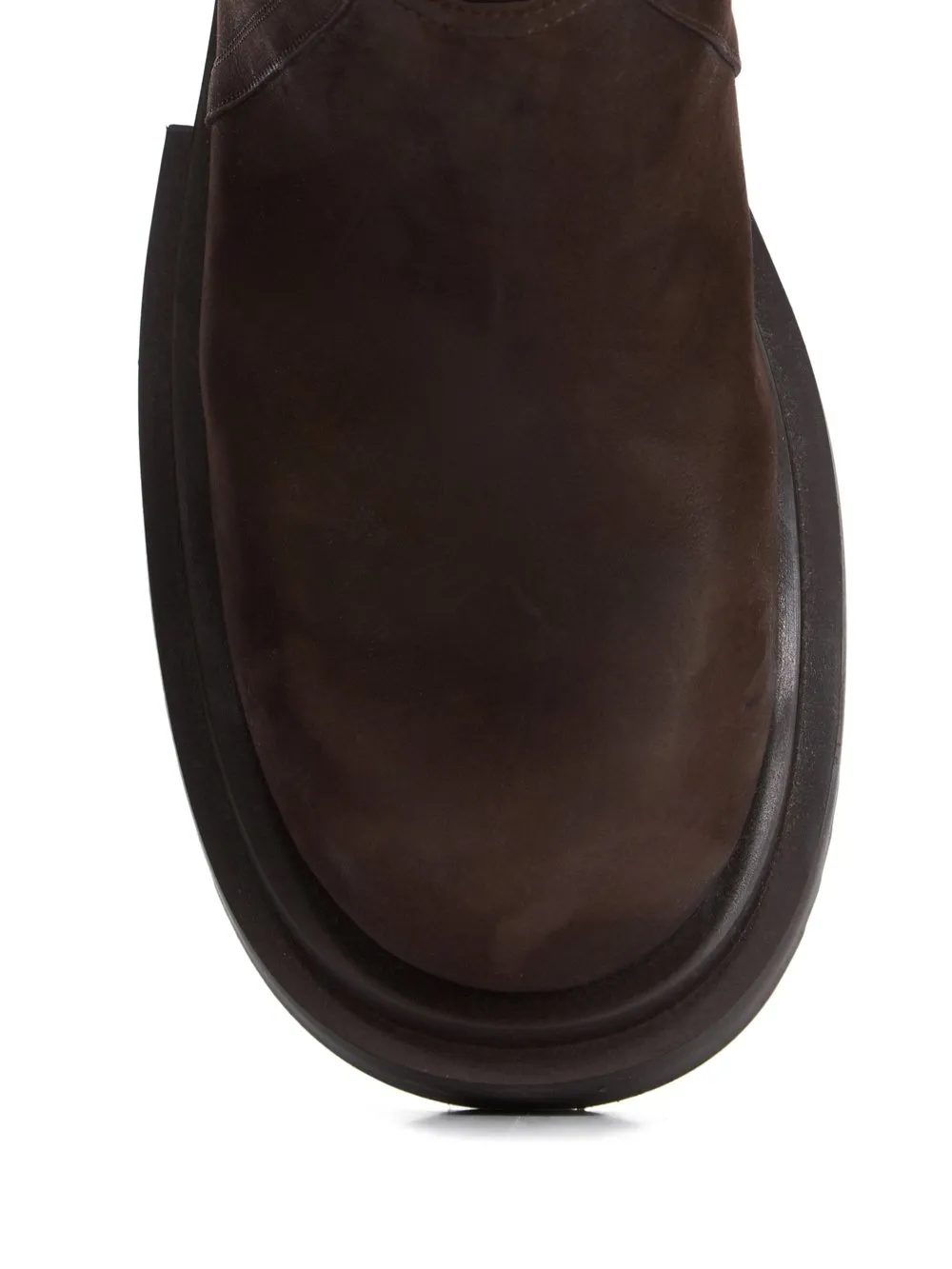 60Mm Platform Leather Boots