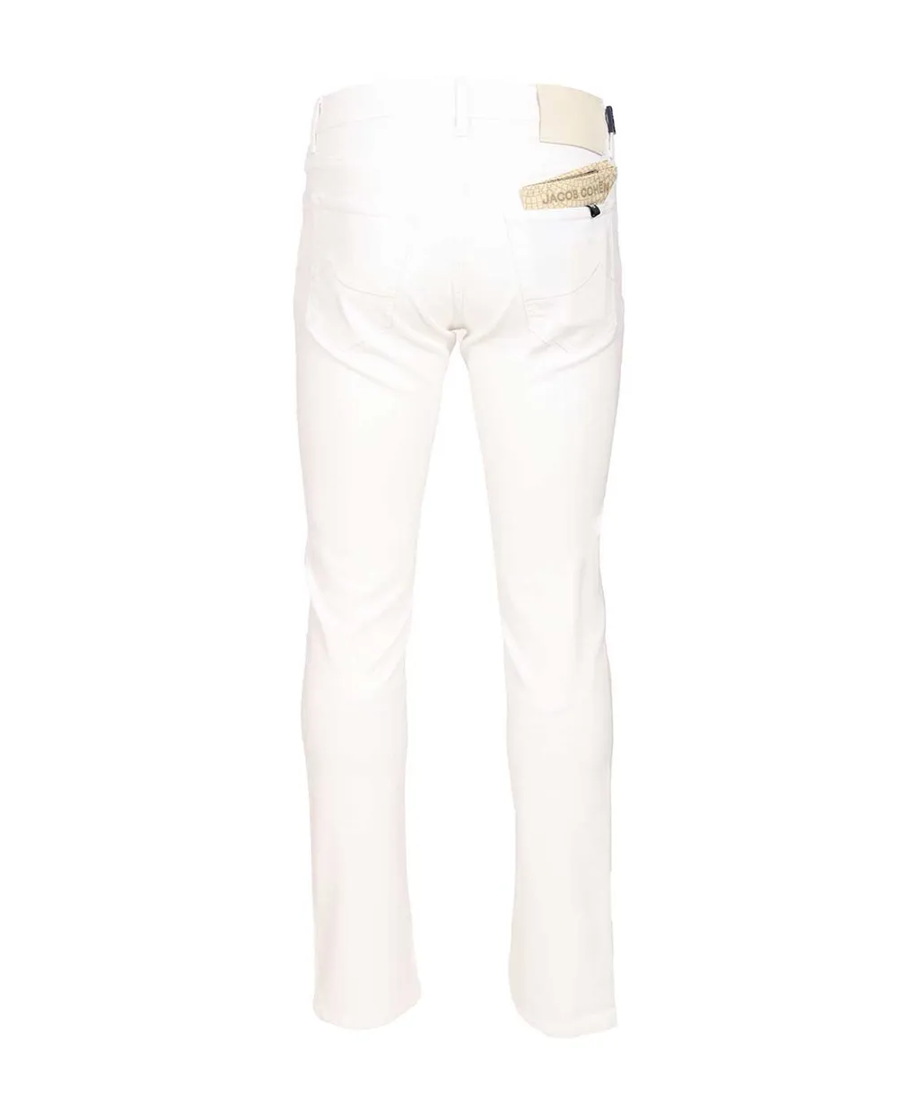 Jacob Cohen Logo Patch Slim Fit Jeans