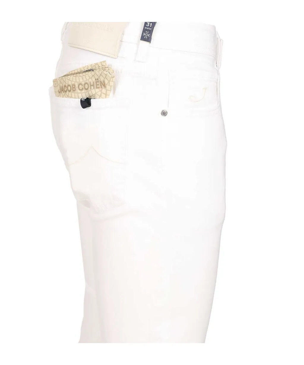 Jacob Cohen Logo Patch Slim Fit Jeans