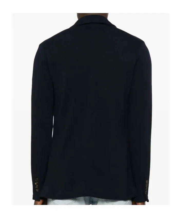 Single-Breasted Knitted Blazer