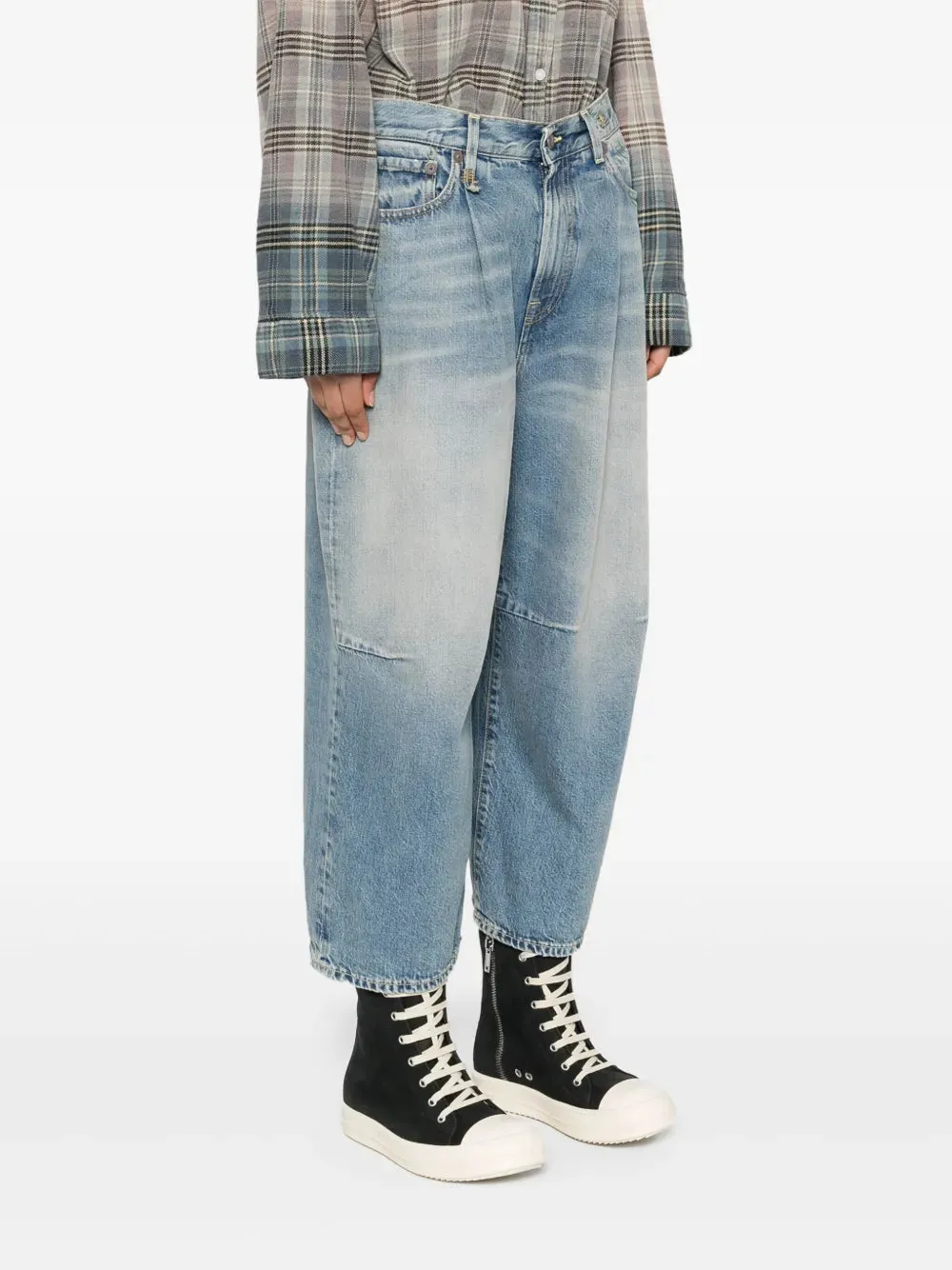 Belt Loop Denim Trousers