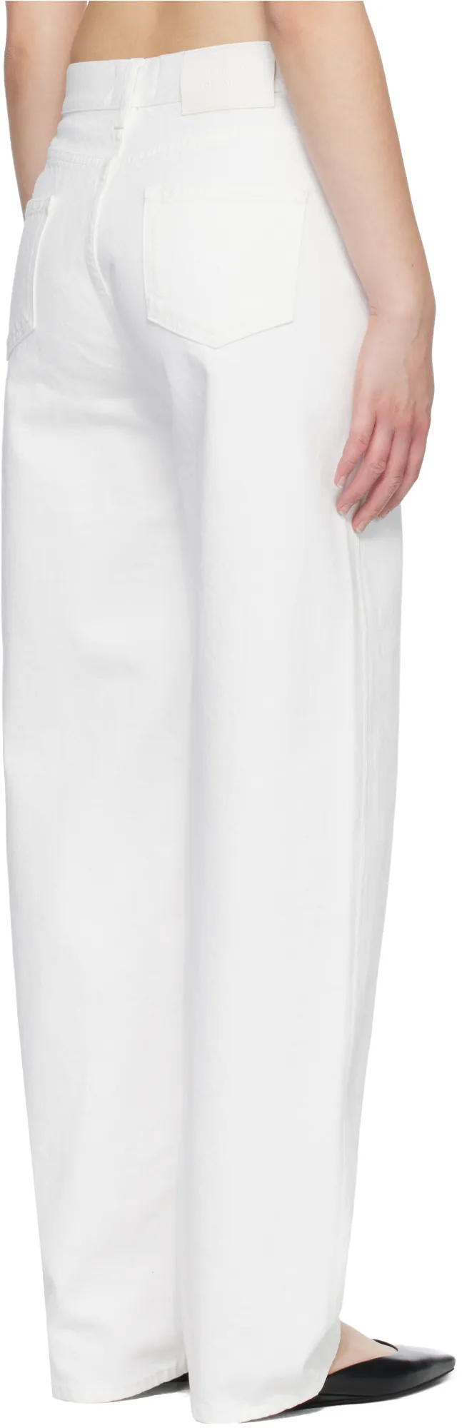 Waistband Denim Trousers