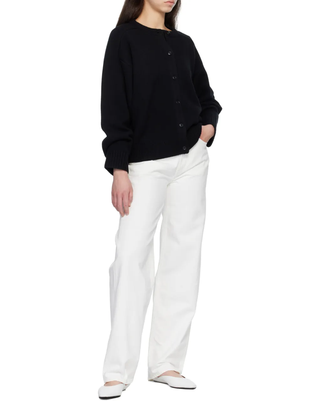 Waistband Denim Trousers