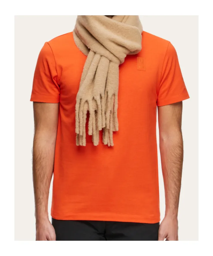 Scarf With Jacquard Detailing