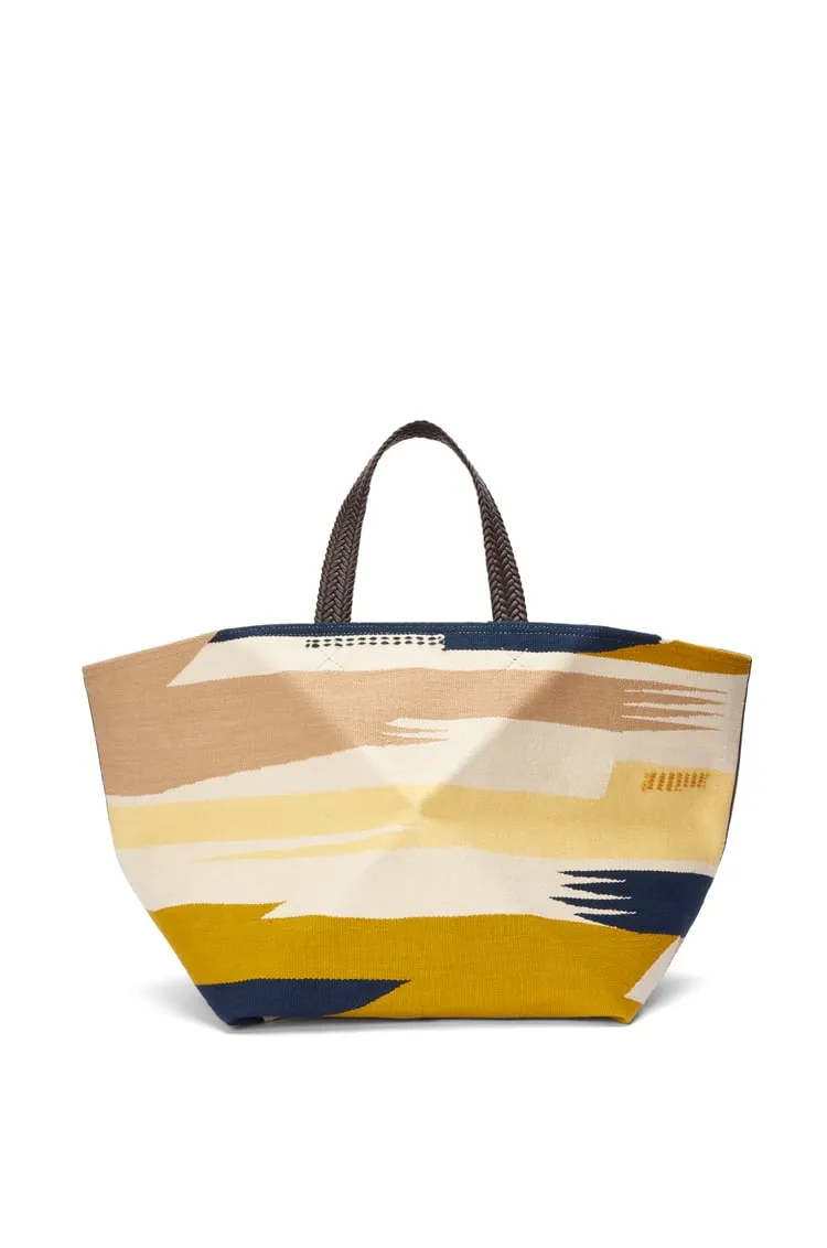 Canvas Jigsaw Folding Handbag
