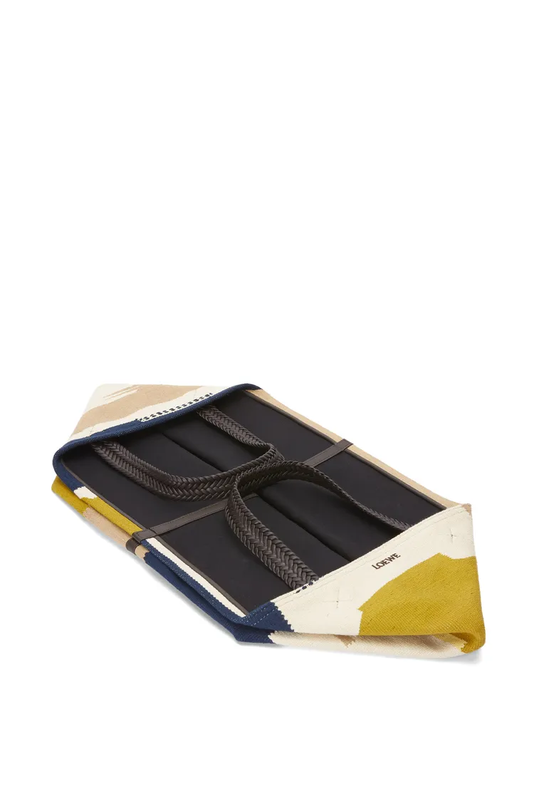 Canvas Jigsaw Folding Handbag