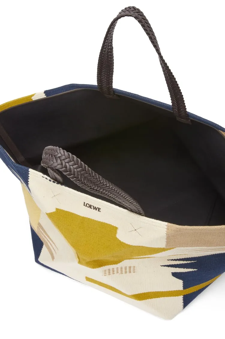 Canvas Jigsaw Folding Handbag