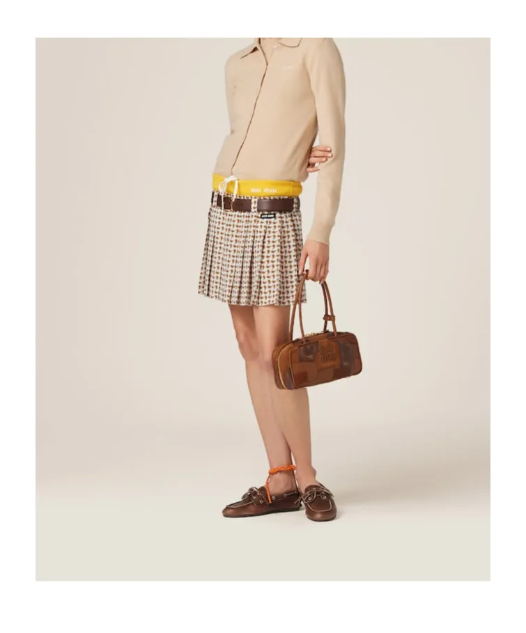 Beau Leather Patchwork Bag