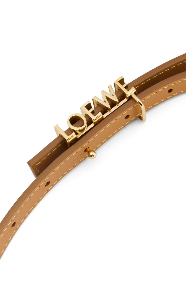 Loewe Graphic Belt In Smooth Calfskin