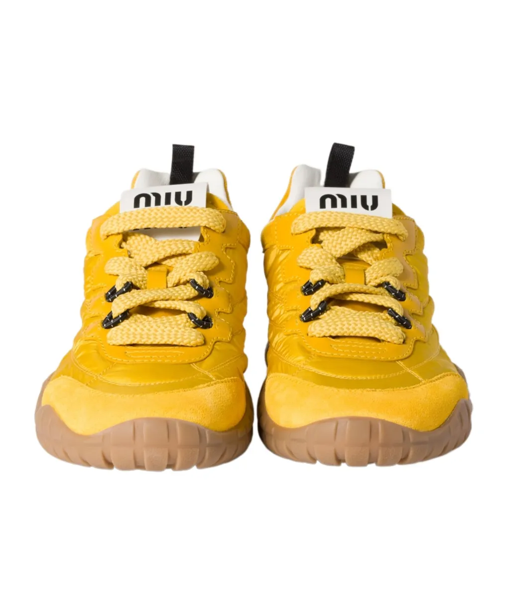 Tyre Technical Fabric And Suede Sneakers