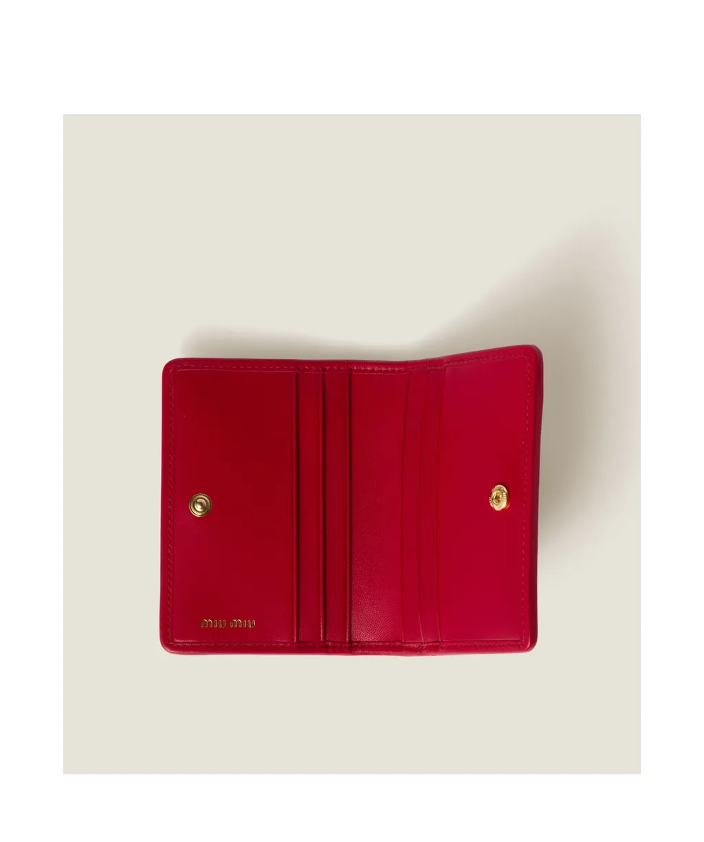 Matelassé Nappa Leather Card Holder